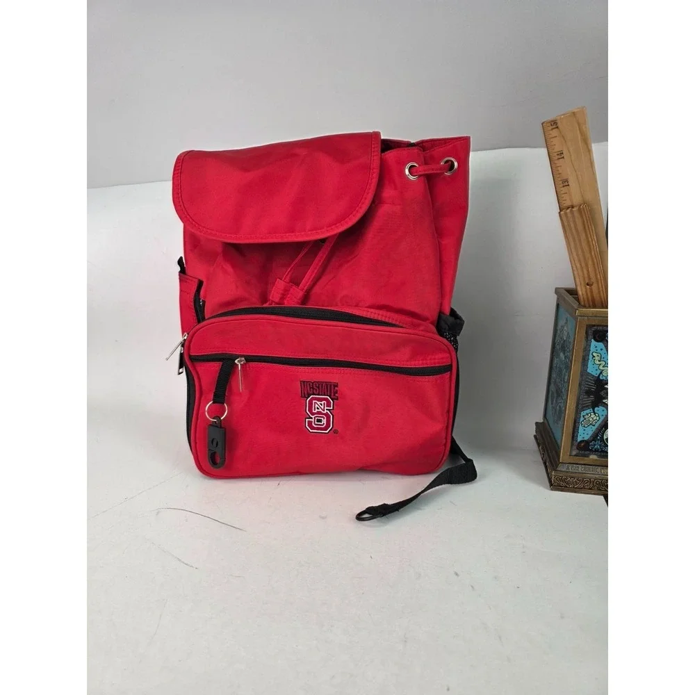North Carolina State Picnic Backpack Red Bag‎
